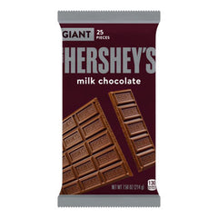 Hershey's Milk Chocolate Each Giant Bar 7.56 oz Quantity 1 Giant Bar Sweet Browse at UsaCandyWholesale.Com