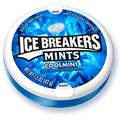 Ice Breakers Mints Coolmint Flavor Sugar Free Mints with Cooling Crystals The Box Bring 8 Packs of 1.5 oz Each Unit 8 Units Per Box Sweet Browse at UsaCandyWholesale.Com