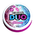 Ice Breakers by Hershey's Duo Fruit + Cool Sugar Free Mints Raspberry Flavor 1.3 oz Each Unit Quantity 8 Units Per Box Sweet Browse at UsaCandyWholesale.Com