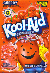 Kool aid Cherry Flavor 0.13 oz Each Pack Quantity 48 Packs Per Box Sweet Browse at UsaCandyWholesale.Com