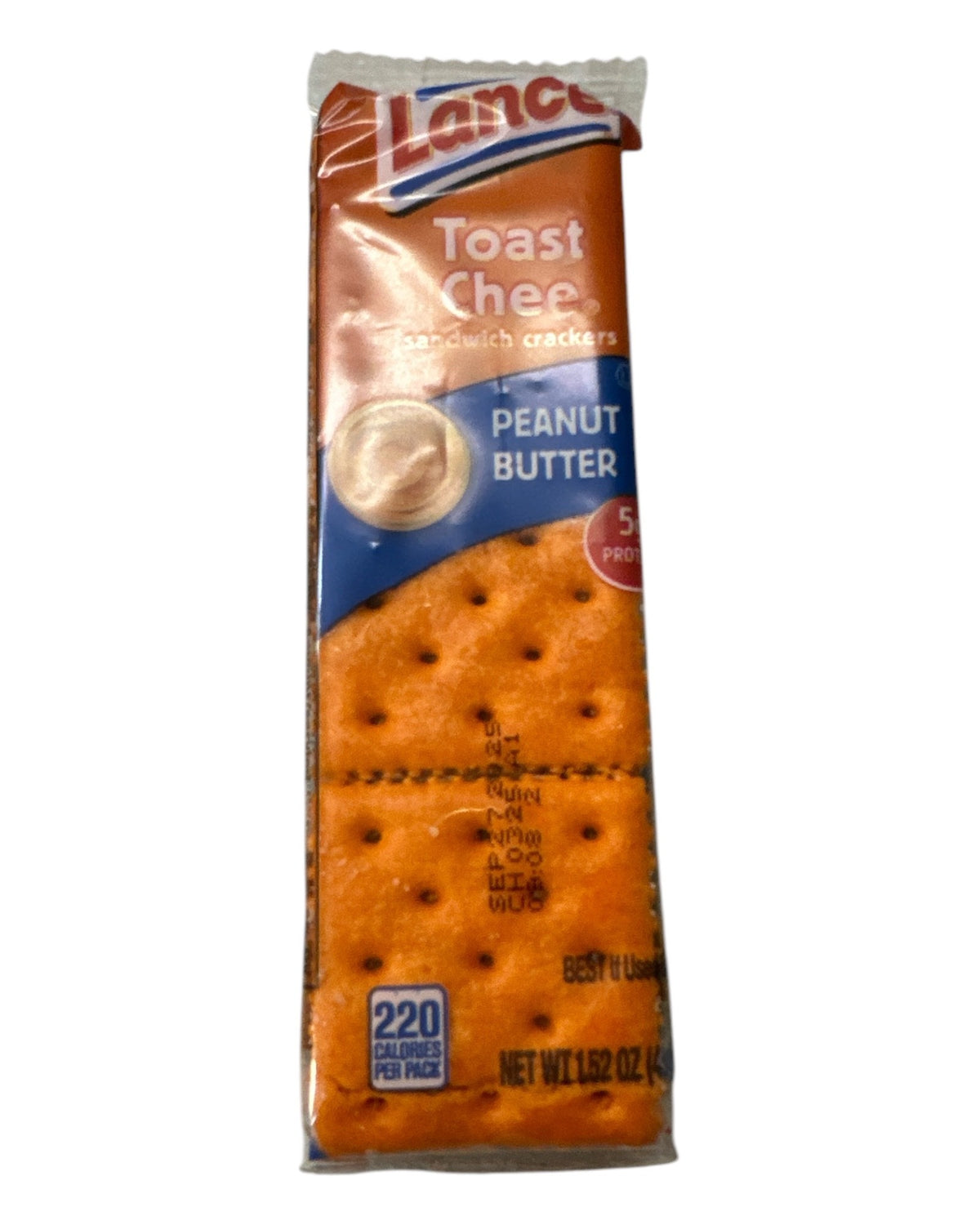 Lance Toast Cheese Peanut Butter Crackers 1.52 oz  at UsaCandyWholesale.Com