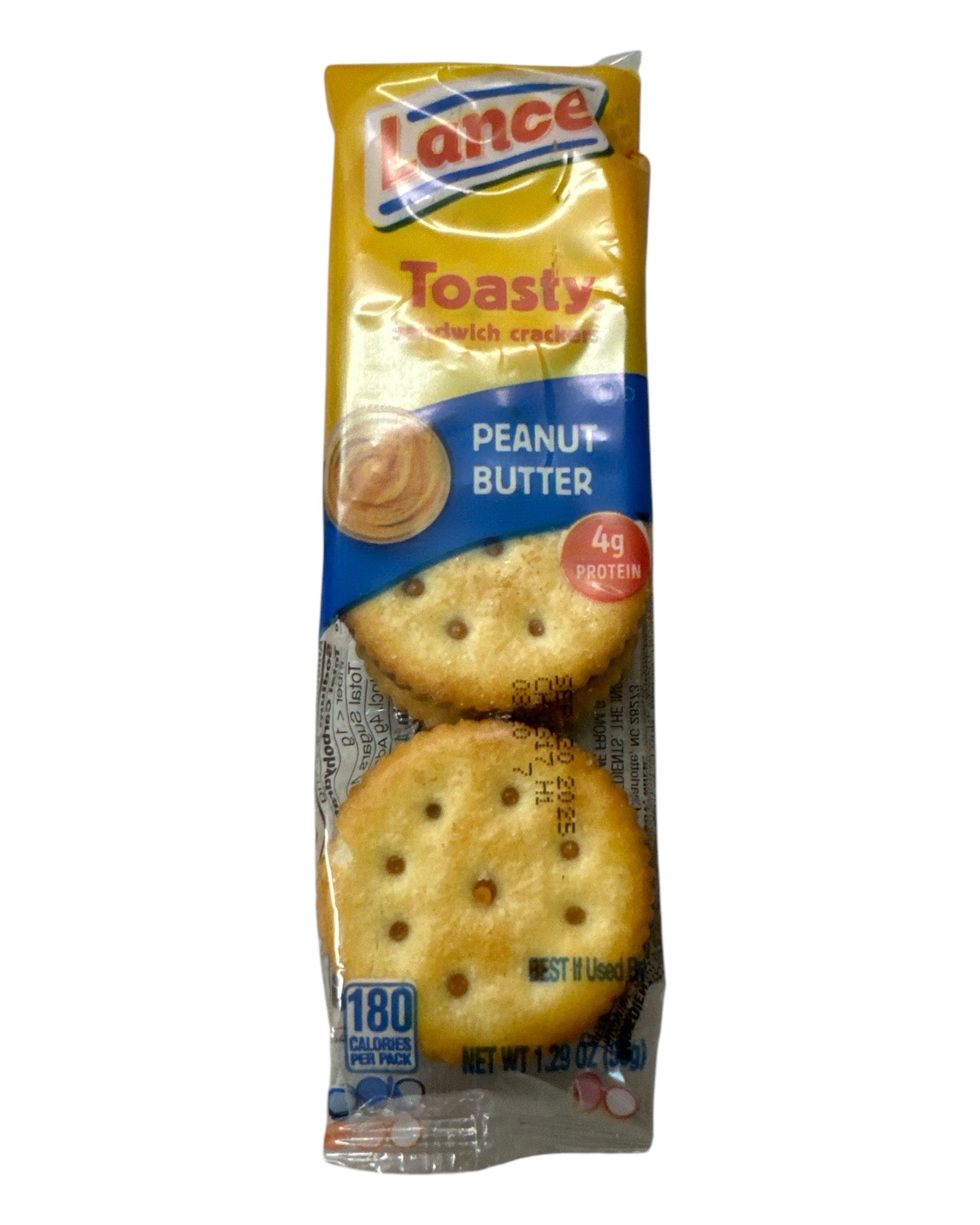Lance Toasty Peanut Butter Crackers 1.29 oz (6 Packs) at UsaCandyWholesale.Com