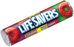 Lifesavers Mints 5 Flavors Flavor Each Roll 1.14 oz Quantity 20 Rolls Per Box Sweet Browse at UsaCandyWholesale.Com