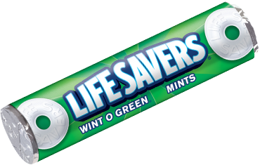 Lifesavers Mints Wintergreen Flavor Each Roll 0.84 oz Quantity 20 Rolls Per Box Sweet Browse at UsaCandyWholesale.Com