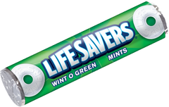 Lifesavers Mints Wintergreen Flavor Each Roll 0.84 oz Quantity 20 Rolls Per Box Sweet Browse at UsaCandyWholesale.Com