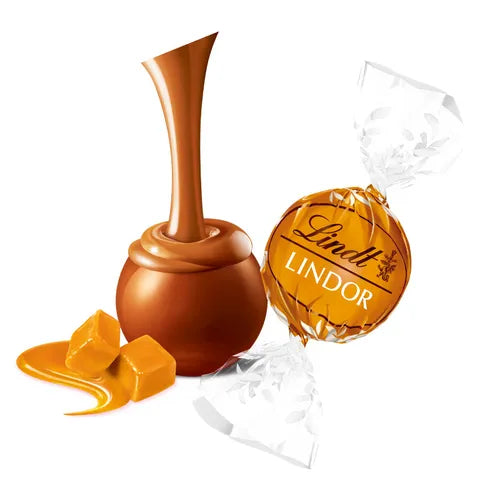 Lindt Lindor Caramel Chocolate Truffles - Premium -Gift Edition (60 Pieces Per Box)