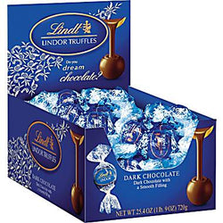 Lindt Lindor Truffles Dark Chocolate Wrapped Bulk Candy & Can Be Great as a Gift Quantity 60 Pieces Per Box Sweet Browse at UsaCandyWholesale.Com