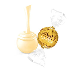 Lindt Lindor White Chocolate Truffles - Premium -Gift Edition Candy (Bulk, Individually Wrapped) Quantity 60 Piece Per Box Sweet Browse at UsaCandyWholesale.Com