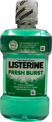 Listerine Mouthwash Fresh Burst 250 ml Quantity 1 Piece Happy Browse at UsaCandyWholesale.Com