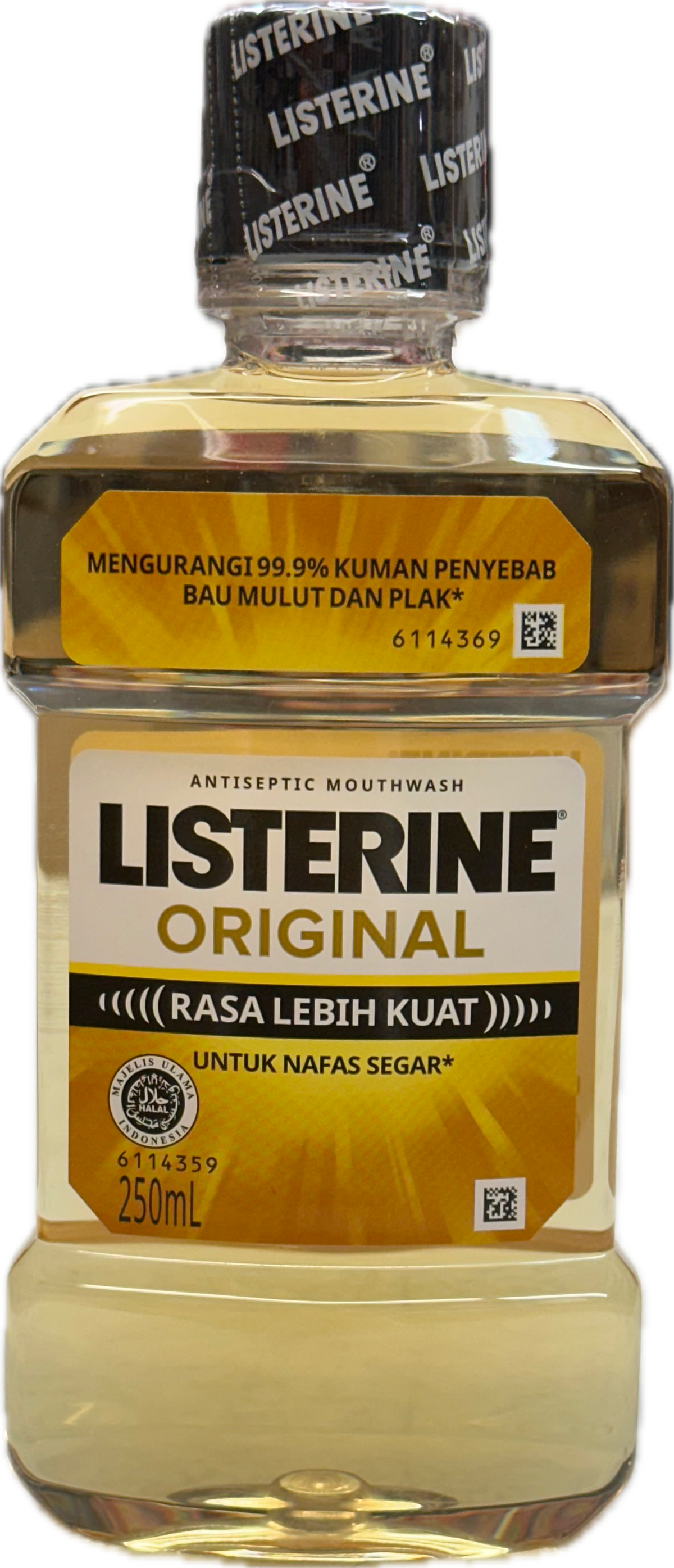 Listerine Original Mouthwash 250 ml Quantity 1 Piece Happy Browse at UsaCandyWholesale.Com