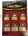 Pad Lock Size 30,35mm (6 Pieces Per Display)