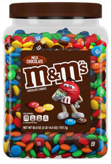 M&Ms Milk Chocolate Bulk Unwrapped Candy Quantity 62 oz Per Jar Sweet Browse at UsaCandyWholesale.Com