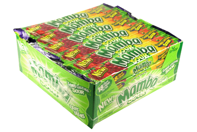 Mamba Sour Chewy Candy Assorted Flavors Quantity 24 Packs Per Box Sweet Browse at UsaCandyWholesale.Com