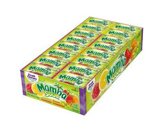 Mamba Sour Fruit .93 oz Each Pack Quantity 48 Packs Per Box Sweet Browse at UsaCandyWholesale.Com