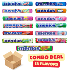 Mentos Mint Combo Deal 13 Flavors Free-Shipping (13 Rolls)