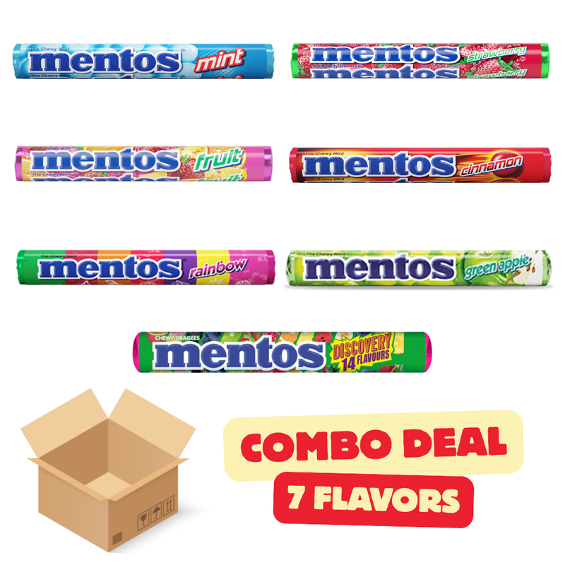 Mentos Mint Combo Deal 7 Flavors Free-Shipping