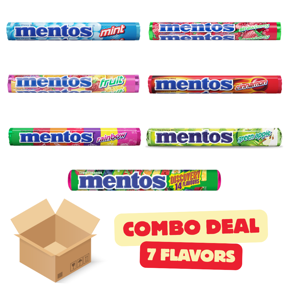 Mentos Mint Combo Deal 7 Flavors Free-Shipping