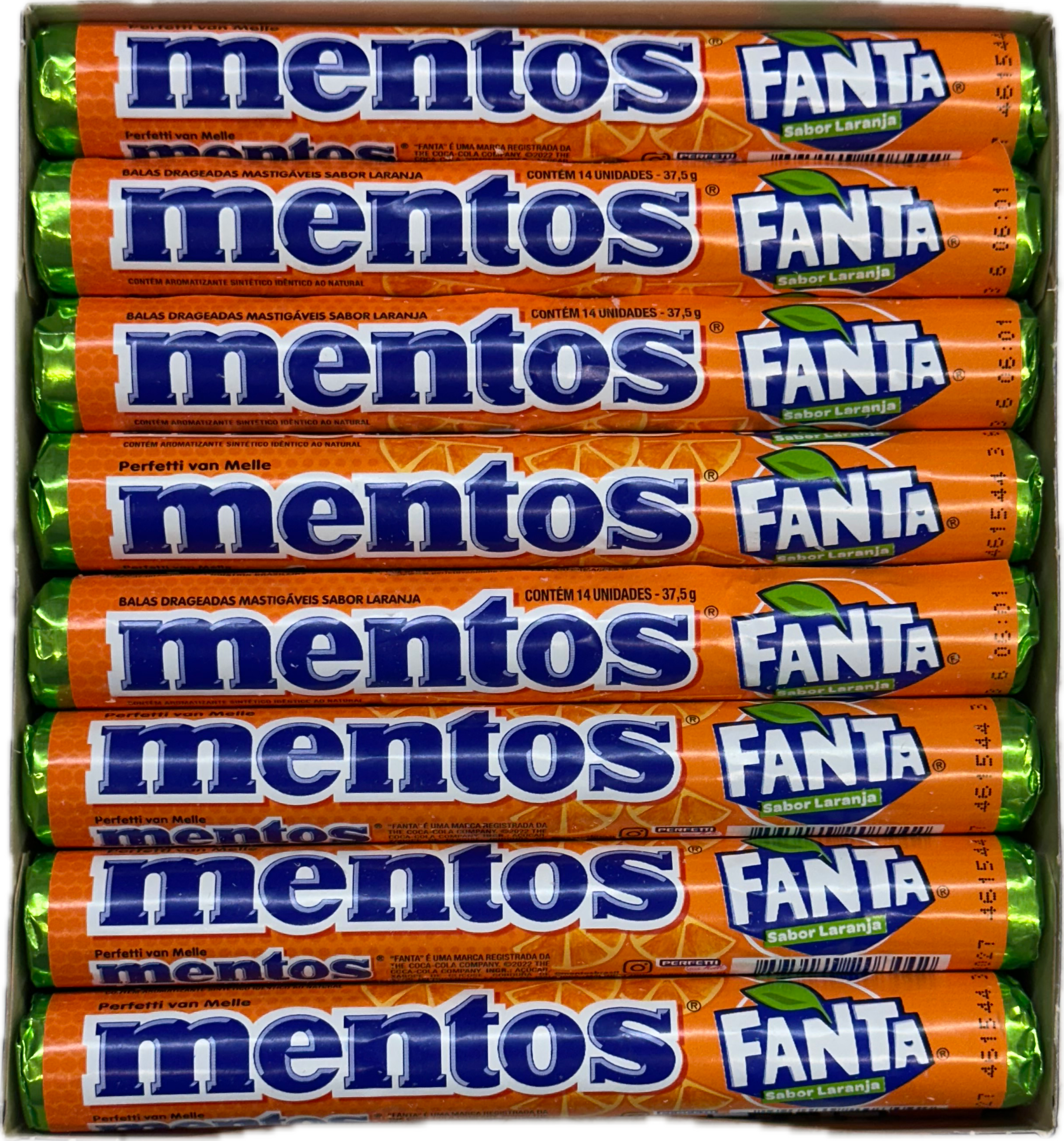 Mentos Mint Fanta Quantity 16 Rolls Per Box Sweet Browse at UsaCandyWholesale.Com