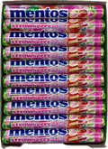 Mentos Mint Strawberry Mix Sweet Original and Sour Quantity 40 Rolls Per Box Sweet Browse at UsaCandyWholesale.Com