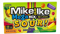 Mike and Ike Mega Mix Sour Theater Movie Pack 4.25 oz Quantity 1 Single Pack Sweet Browse at UsaCandyWholesale.Com