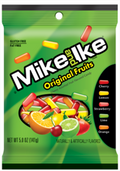 Mike and Ike Original Flavors Peg Bag 5 Oz Each Bag Quantity 3 Bags Sweet Browse at UsaCandyWholesale.Com