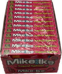 Mike and Ike Tropical Flavors Theater Movie Box Each Unit 4.25 oz Quantity 12 Unit Per Case Sweet Browse at UsaCandyWholesale.Com