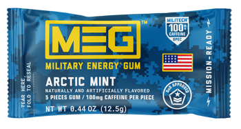 Military Energy Gum Peppermint (12 Packs-Box) at UsaCandyWholesale.Com