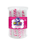 Unicorn Swirl Lollipop Pink Color (24 Pieces Per Jar)