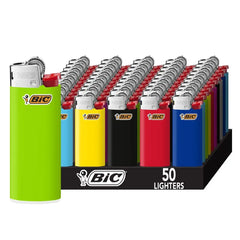 Mini Bic Lighter Assorted Colors Quantity 50 Pieces Per Display Happy Browse at UsaCandyWholesale.Com