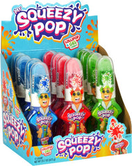 Mr Squeezy Pop Kidsmania Lollipop With Toy Quantity 12 Pieces Per Box Sweet Browse at UsaCandyWholesale.Com
