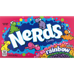 Nerds Rainbow Theater Movie Box 5 oz Each Unit Quantity 12 Unit Per Case Sweet Browse at UsaCandyWholesale.Com