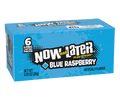 Now and Later Candy Blue Raspberry Flavor 0.93 oz Each Pack Quantity 6 Pieces Per Pack 24 Packs Per Box Sweet Browse at UsaCandyWholesale.Com