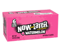Now and Later Candy Watermelon Flavor 0.93 oz Each Pack Quantity 6 Pieces Per Pack 24 Packs Per Box Sweet Browse at UsaCandyWholesale.Com