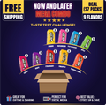 Now and Later Combo Deal 9 Flavors 3 Each Flavor  (27 Packs Per Box)