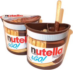 Nutella By Ferrero Hazelnut Spread + Breadsticks Each Cup 1.8 oz Quantity16 Pieces Per Box Sweet Browse at UsaCandyWholesale.Com