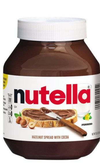 Nutella Hazelnut Cocoa Spread 33.5 oz Each Jar Quantity 1 Jar Sweet Browse at UsaCandyWholesale.Com