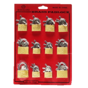 Pad Lock Size  25,30,35 (12 Pieces Per Display)