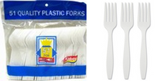 Plastic Forks Quantity 51 Pieces Per Bag Happy Browse at UsaCandyWholesale.Com