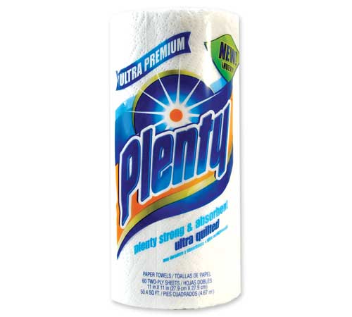 Plenty Paper Towels Quantity 12 Rolls Per Case Happy Browse at UsaCandyWholesale.Com