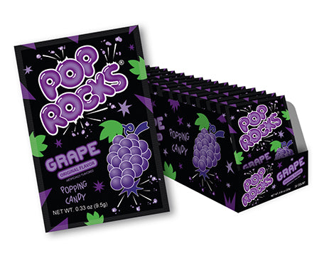 Pop Rocks Popping Candy Grape Flavor Quantity 24 Packs Per Box Sweet Browse at UsaCandyWholesale.Com