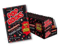 Pop Rocks Popping Candy Strawberry Flavor Quantity 24 Packs Per Box Sweet Browse at UsaCandyWholesale.Com