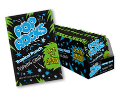 Pop Rocks Popping Candy Tropical Punch Flavor Quantity 24 Packs Per Box Sweet Browse at UsaCandyWholesale.Com