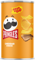 Pringles Chips Grab n Go Cheddar Cheese Flavor Each Can: 2.5 OZ Quantity 12 Cans Per Case Sweet Browse at UsaCandyWholesale.Com