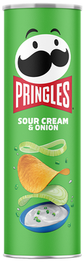 Pringles Chips Sour Cream & Onion Flavor Each Can: 5.57 OZ Quantity 14 Cans Per Case Sweet Browse at: UsaCandyWholesale.Com