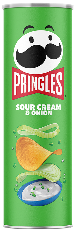 Pringles Chips Sour Cream & Onion 5.57 (14 Cans Per Case)