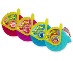 Push Pop Gummy Roll 1.4 oz Each Piece Quantity 8 Pieces Per Box Sweet Browse at UsaCandyWholesale.Com