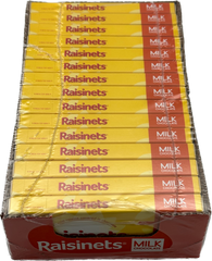 Raisinets Milk Chocolate Theater Movie Box Each Box 3.1 oz Quantity 15 Unit Per Case Sweet Browse at UsaCandyWholesale.Com