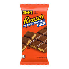 Reese's Milk Chocolate Filled With Reese's Each Giant Bar 7.37 oz Quantity 1 Giant Bar Sweet Browse at UsaCandyWholesale.Com