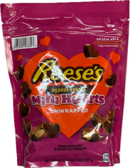 Reese's Peanut Butter Mini Heart Unwrapped 20 oz Quantity 20 oz Per Bag Sweet Browse at UsaCandyWholesale.Com
