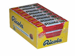 Ricola Cherry Throat Drops Quantity 20 Packs Per BoxSweet Browse at UsaCandyWholesale.Com